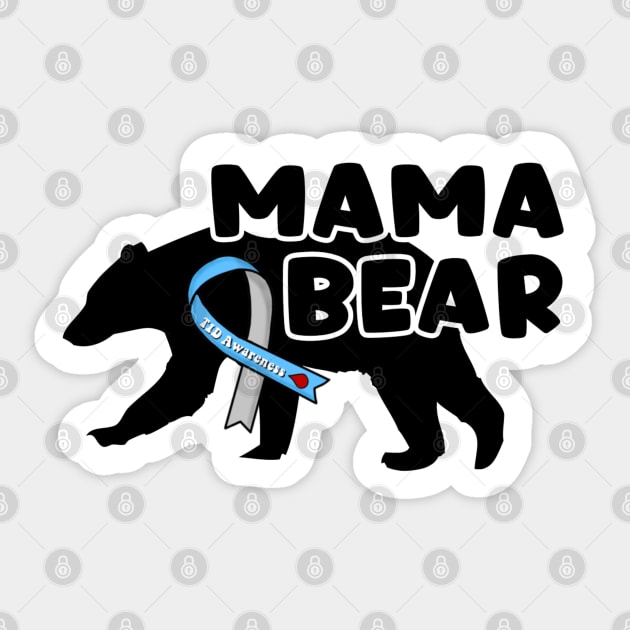 T1D Mama Bear Sticker by CatGirl101